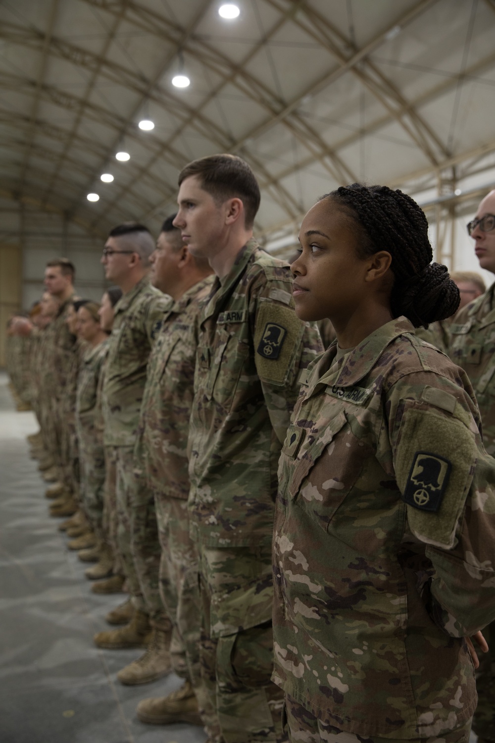 Transfer of Authority Ceremony for 834th Aviation Support Battalion