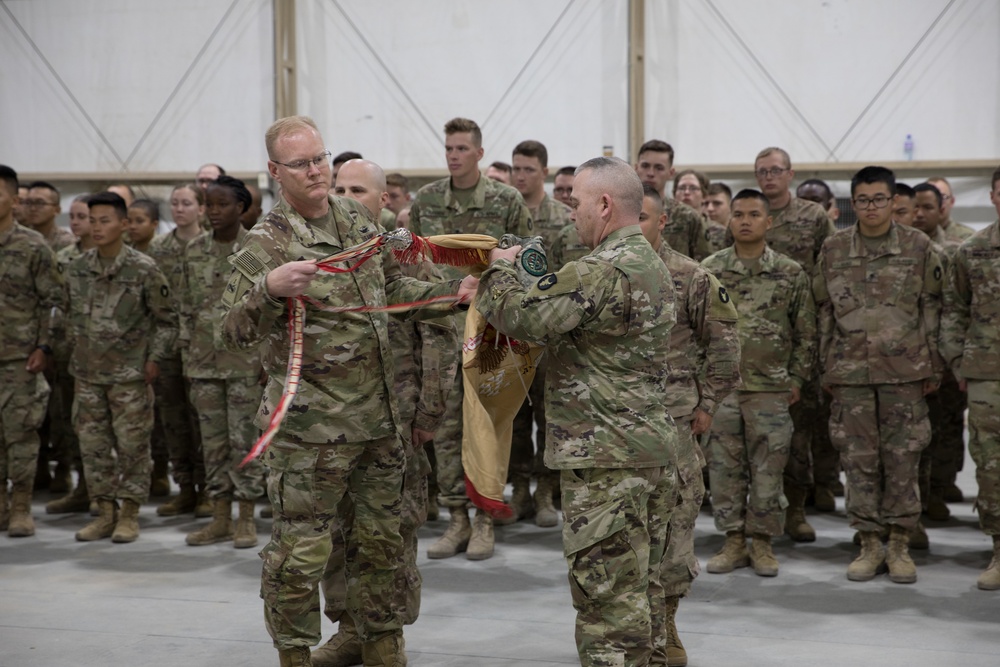 Transfer of Authority Ceremony for 834th Aviation Support Battalion