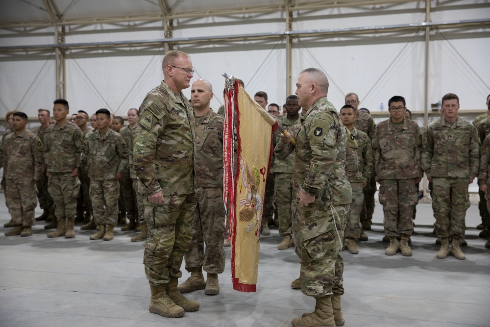 Transfer of Authority Ceremony for 834th Aviation Support Battalion