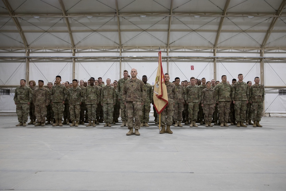 Transfer of Authority Ceremony for 834th Aviation Support Battalion