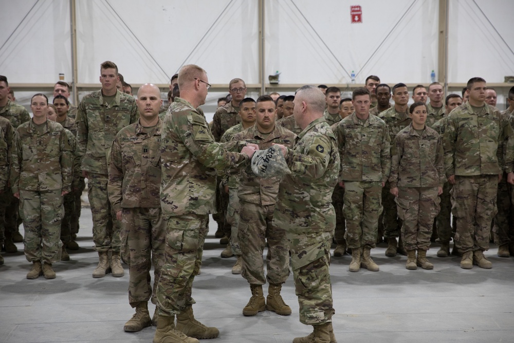 Transfer of Authority Ceremony for 834th Aviation Support Battalion