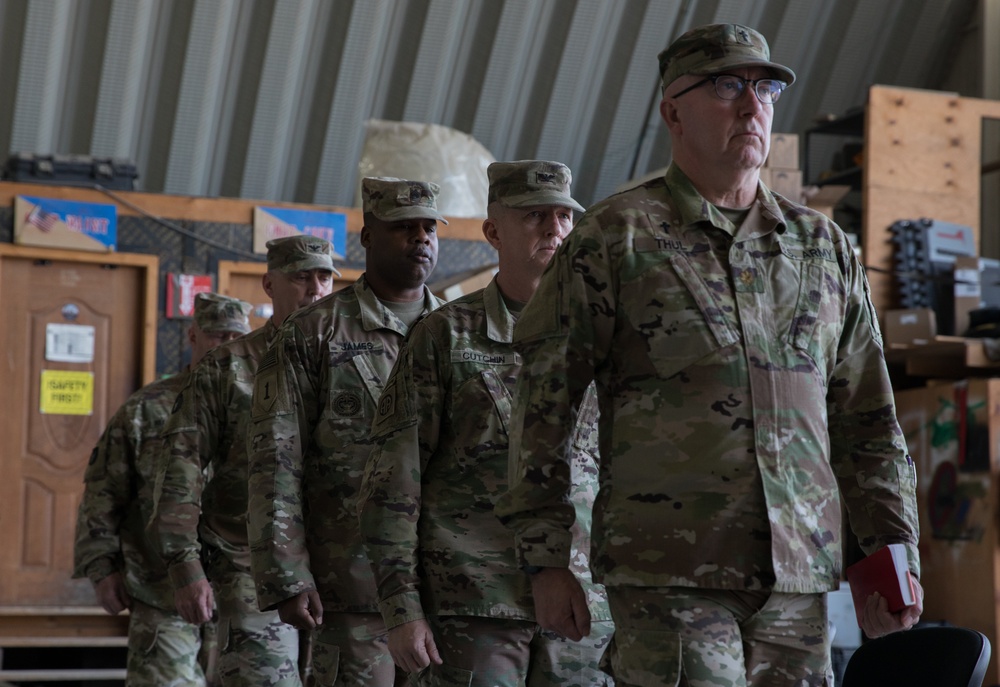 Transfer of Authority Ceremony for 34th Expeditionary Combat Aviation Brigade