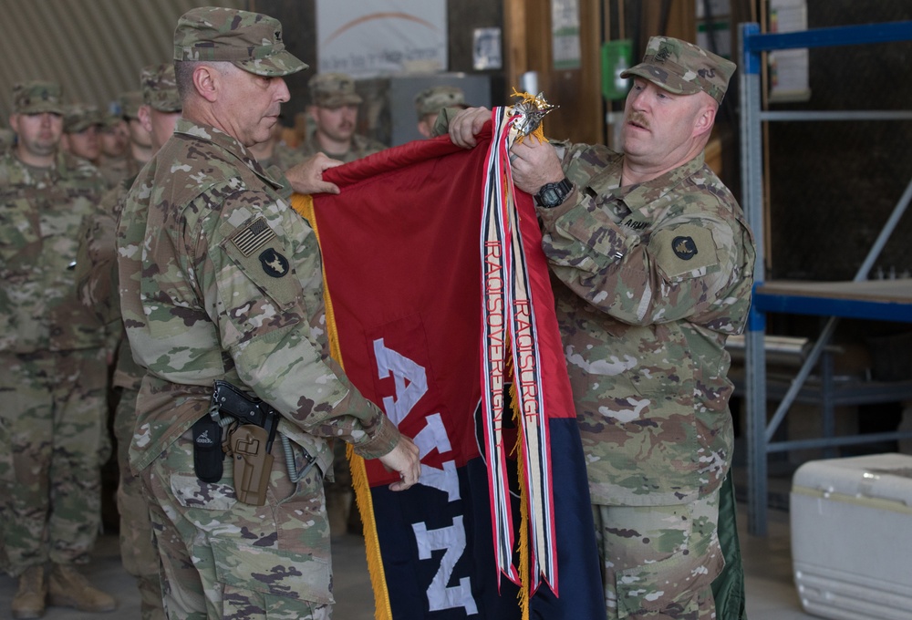 Transfer of Authority Ceremony for 34th Expeditionary Combat Aviation Brigade