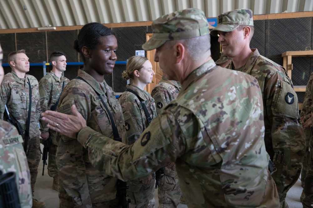 34th Expeditionary Combat Aviation Brigade Soldiers Earn their Combat Patches