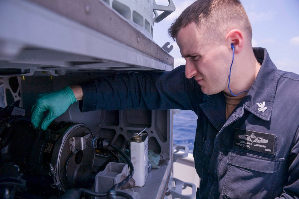 USS America Conducts CIWS Fire