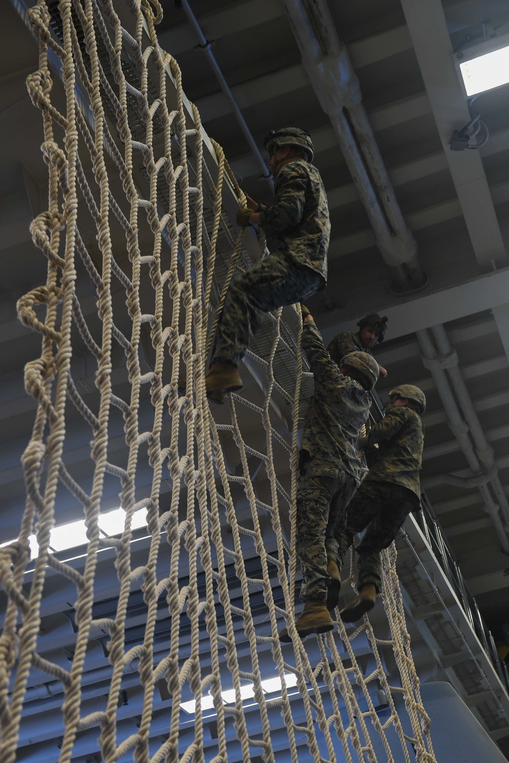 31st MEU Conducts Cargo Net Training