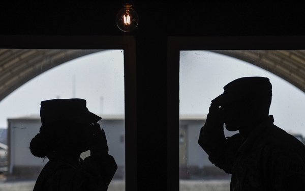 Mother and son serve side-by-side in support of CJTF-OIR