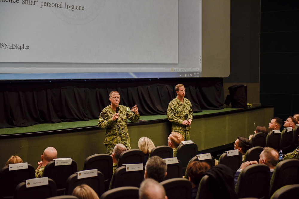 NSA Naples Holds Town Hall Event