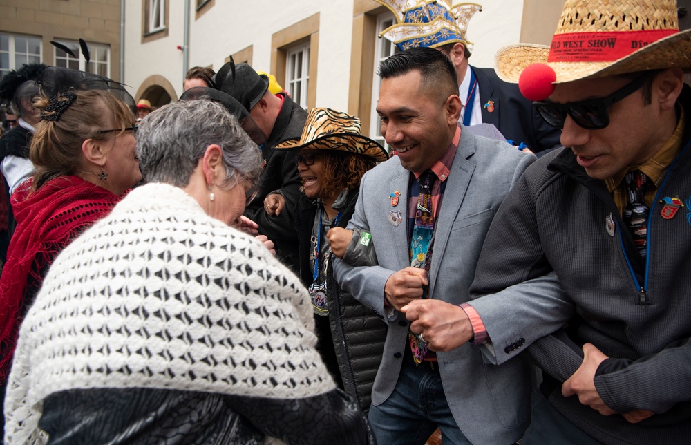 Bitburg residents celebrate Fasching with Saber Nation