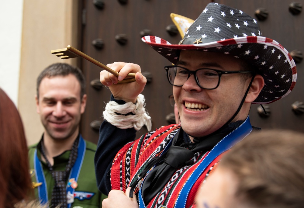 Bitburg residents celebrate Fasching with Saber Nation