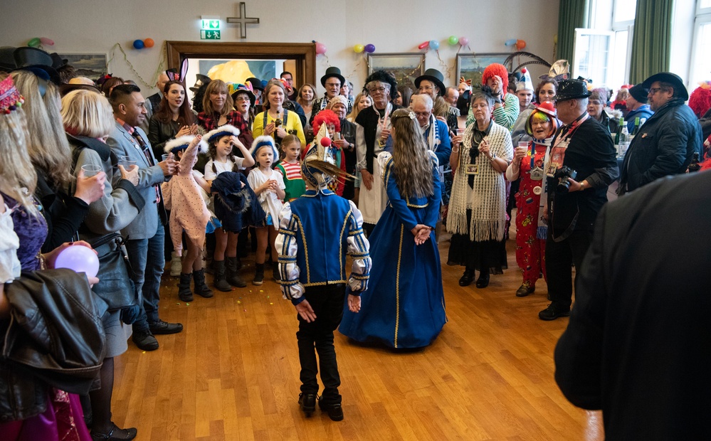 Bitburg residents celebrate Fasching with Saber Nation