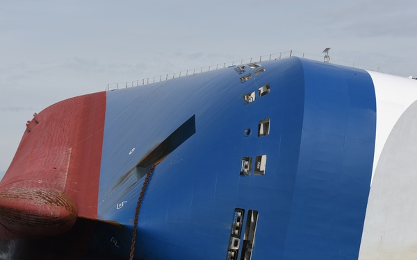 Golden Ray grounded in St. Simons Sound