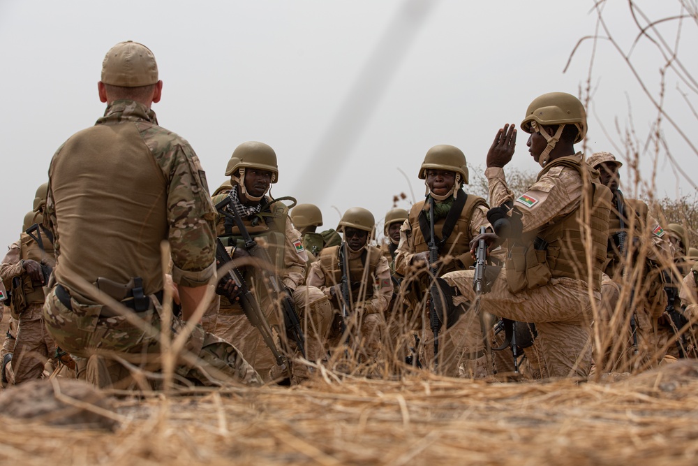 Burkinabe and Austrian forces train at Flintlock 20
