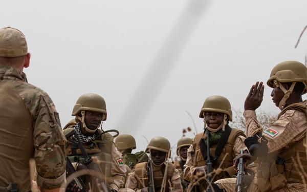 Burkinabe and Austrian forces train at Flintlock 20