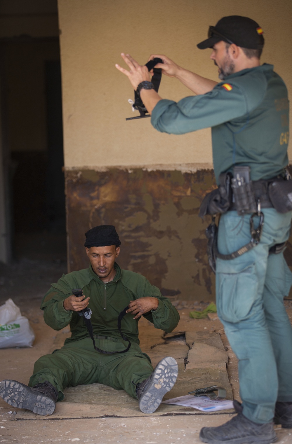 Spanish Civil Guard teaches urban tactics to Mauritanian Group d’Action Rapide at Flintlock 20