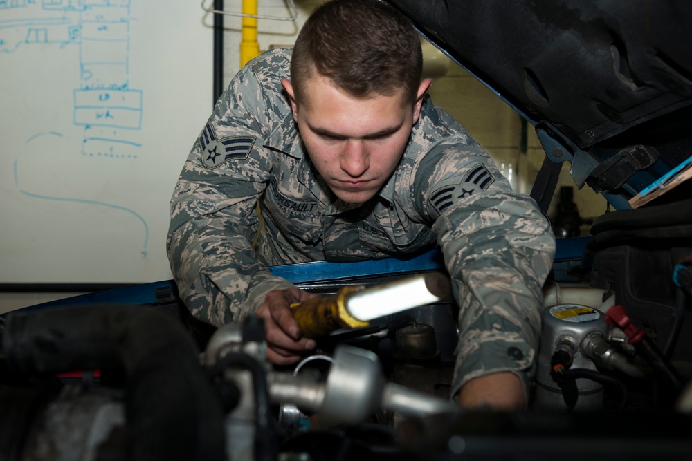 Vehicle maintainers keep 103rd AW moving