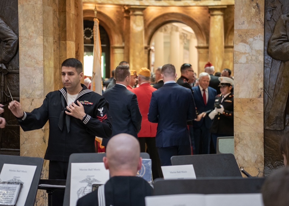 Navy Band Northeast performs at Iwo Jima Day ceremony