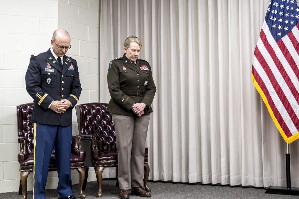 Promotion Ceremony of Col. Billie Heiser