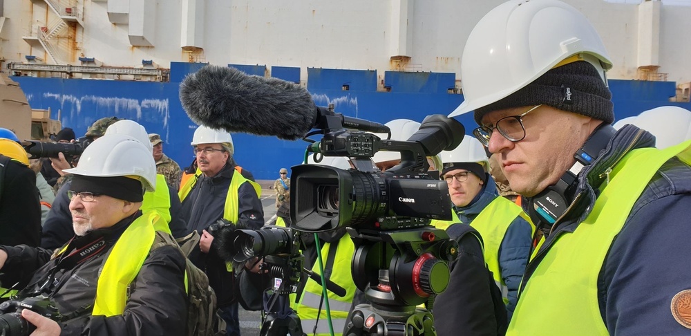 Port of Bremerhaven DEFENDER-Europe 20 Media Day