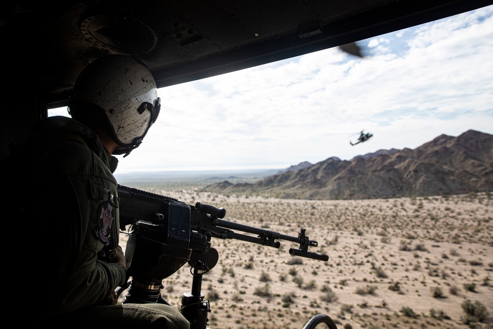 HMLA-169 assaults aerial gunnery range