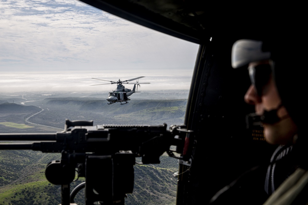 HMLA-169 assaults aerial gunnery range