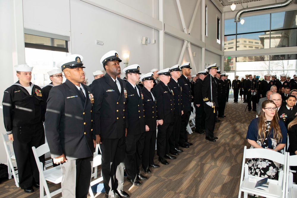 USS Louisville (SSN 724) Crew Holds Change of Command Ceremony