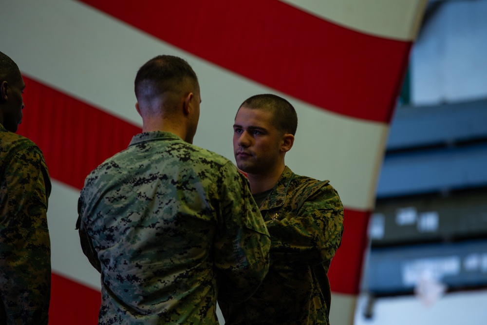 Building the Foundation: 31st MEU Marines, Sailors graduate Corporals Course aboard USS America