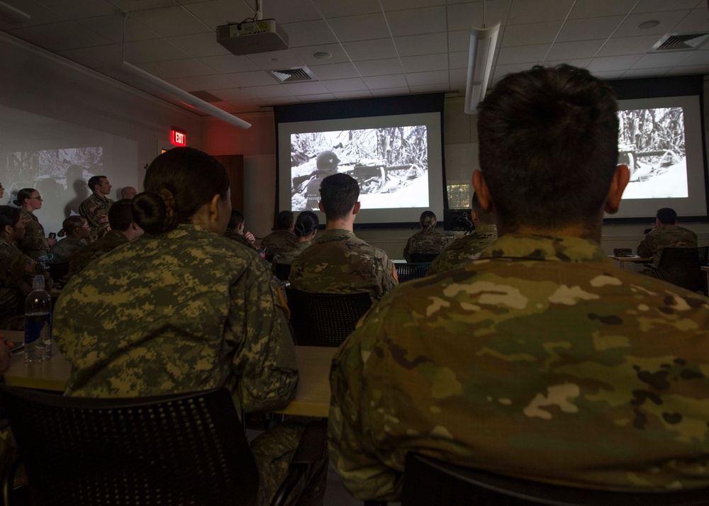 DPAA visits Portland Detachment ROTC Cadets Feb. 20, 2020