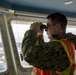 Boatswain’s Mate 2nd Class Morgan stands watch aboard M/V Endurance