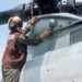 USS Green Bay (LPD 20) AH-1Z Viper Helicopter Maintenance