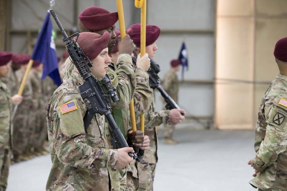 Command Sgt. Maj. Thinh T. Huynh of the 1st Battalion, 504th Parachute Infantry Regiment, 82nd Airborne Division