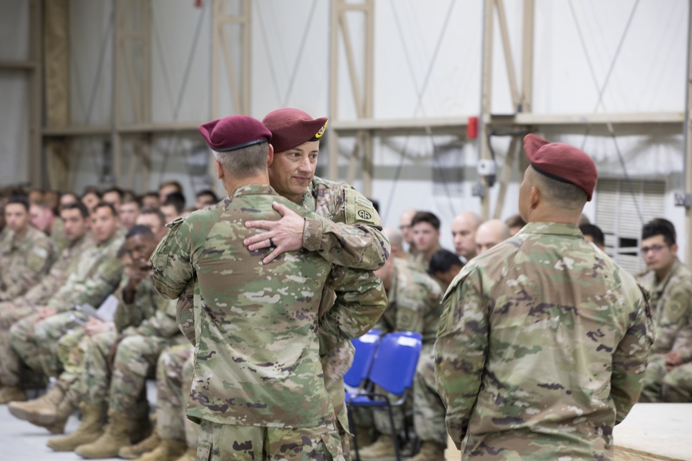 Command Sgt. Maj. Thinh T. Huynh of the 1st Battalion, 504th Parachute Infantry Regiment, 82nd Airborne Division