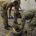 GHWB Sailors Disassemble Sprinkler System