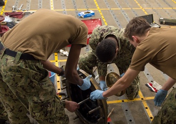 GHWB Sailors Reassemble Sprinkler System