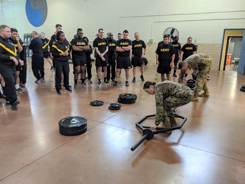 110th Information Operations Battalion prepares for new Army Combat Fitness Test