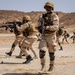 Burkinabe soldiers conduct presence patrols during Flintlock 20