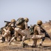 Burkinabe soldiers conduct presence patrols during Flintlock 20