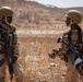 Burkinabe soldiers conduct presence patrols during Flintlock 20