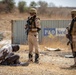 Burkinabe soldiers conduct presence patrols during Flintlock 20