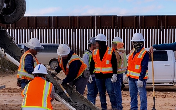 Border Barrier Construction: BMGR (Yuma 2, Yuma 10/27)