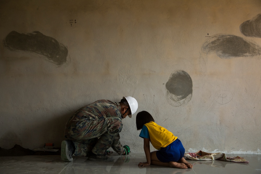 Cobra Gold 20: US, Royal Thai, Indian forces build school during engineering civic action project