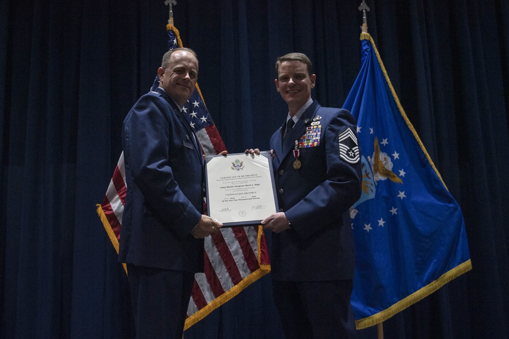 Chief Master Sgt. Hipp Retirement