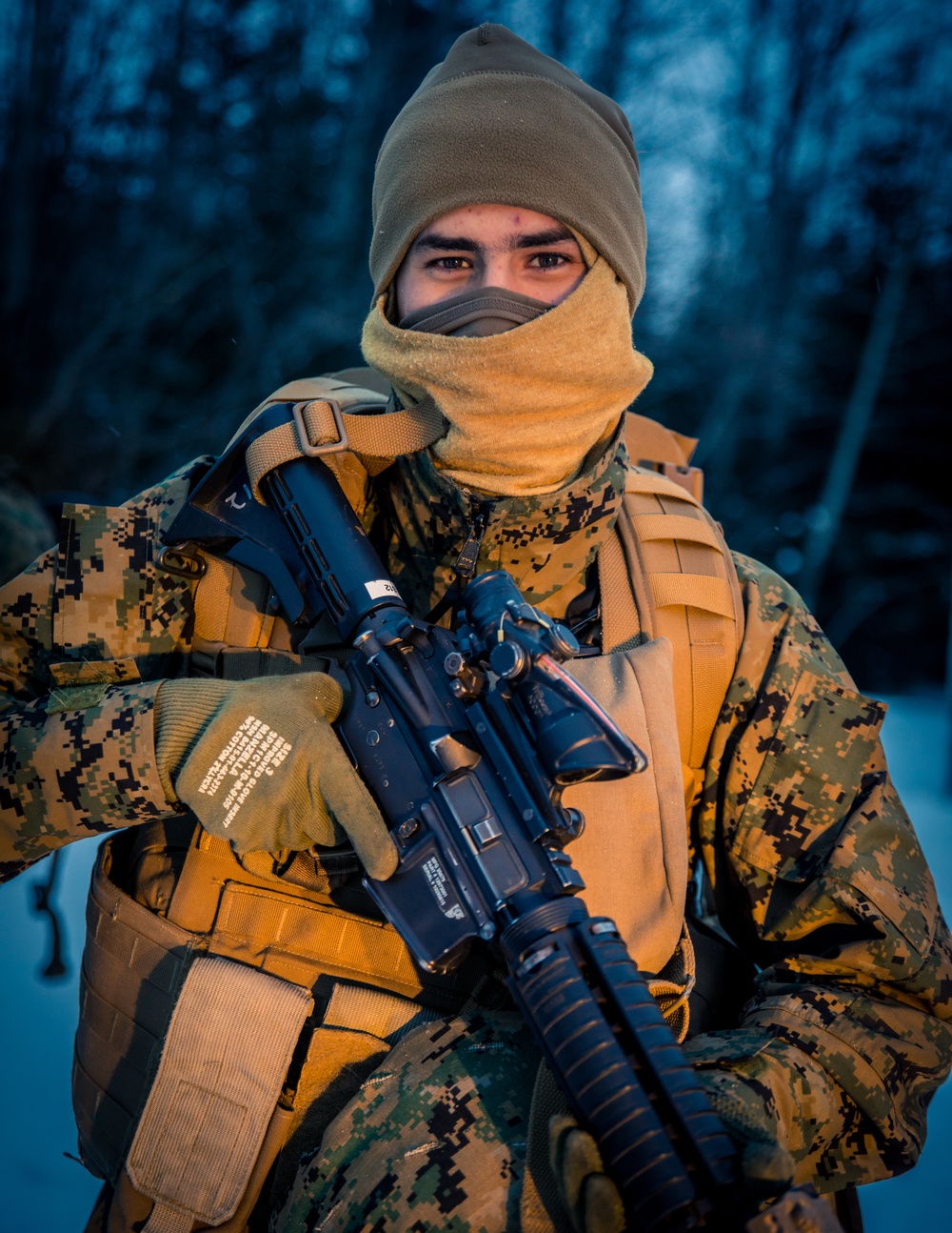 SPMAGTF-AE: Marines conduct machine gun range in Alaska