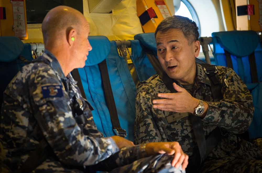 Historic-first: U.S., RAAF, JASDF generals visit Enola Gay atomic bomb load site