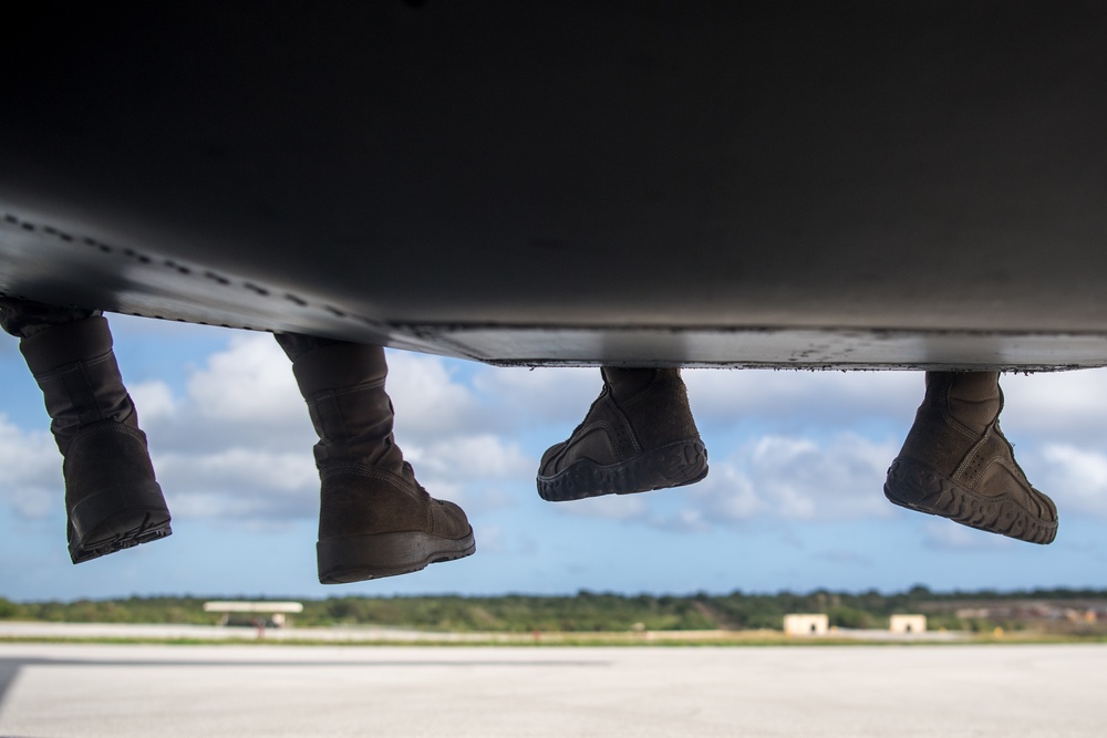 U.S. Air Force C-130J Hercules conducts airdrop mission during Cope North 20