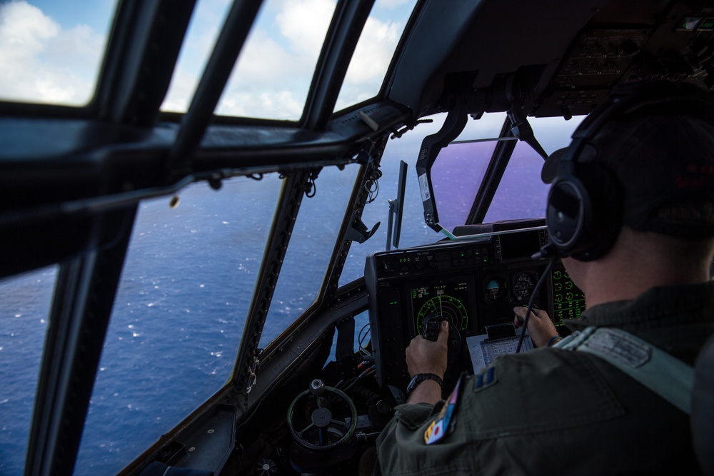 U.S. Air Force C-130J Hercules conducts airdrop mission during Cope North 20