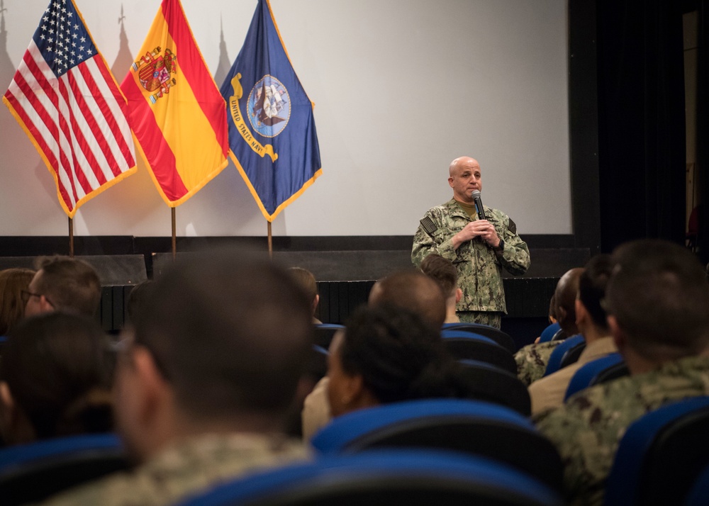 MCPON Smith Visits NAVSTA Rota