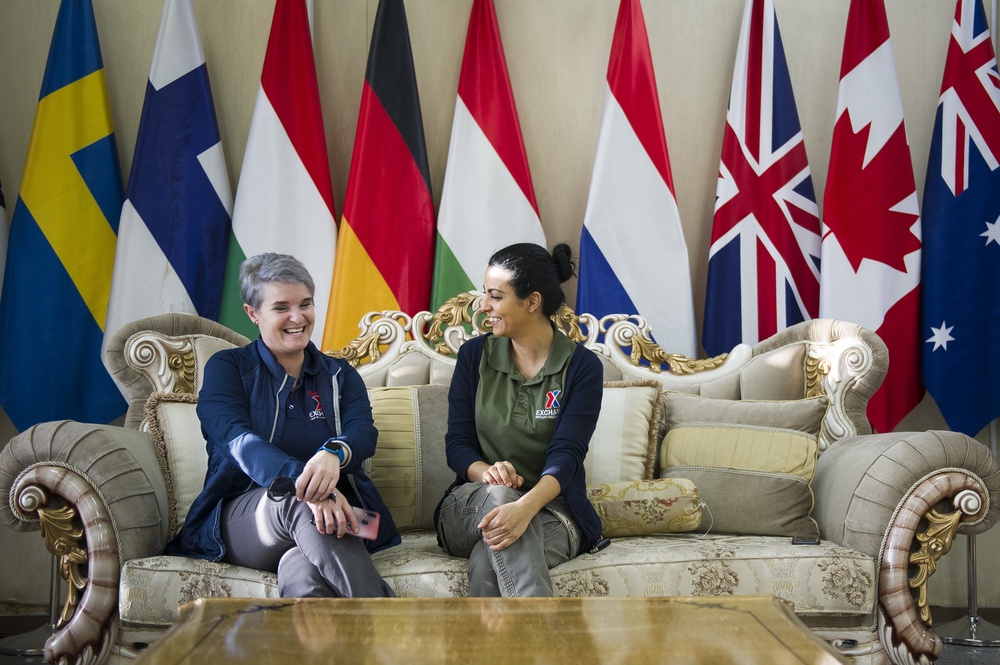 The Exchange store managers at Erbil Air Base