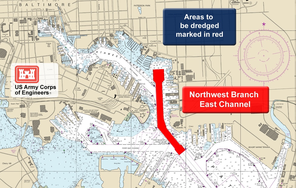 Army Corps begins to remove 5.5 million cubic yards of material from Baltimore Harbor channels