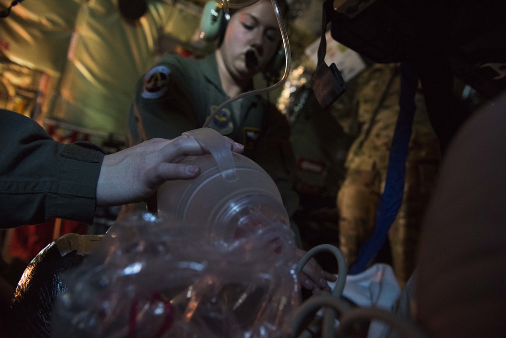 Fairchild KC-135 supports aeromedical evacuation training at Travis AFB